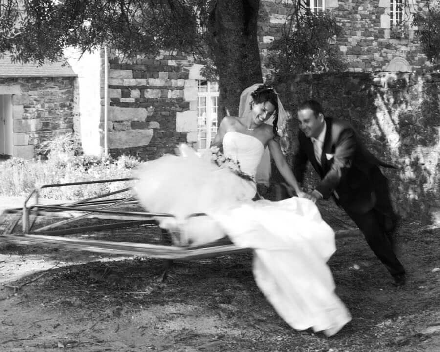 La mariage donne le tournis Photo de mariage originale