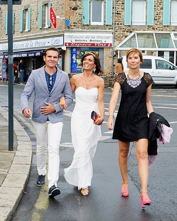 Arrivée de la mariée