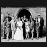 Photo de groupe, mariage en Bretagne, Boquého