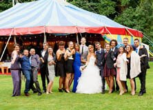 Photo de groupe, mariage dans le Morbihan