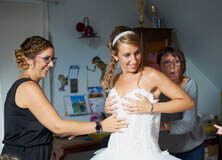 Photo de préparation mariée, reportage mariage Bretagne