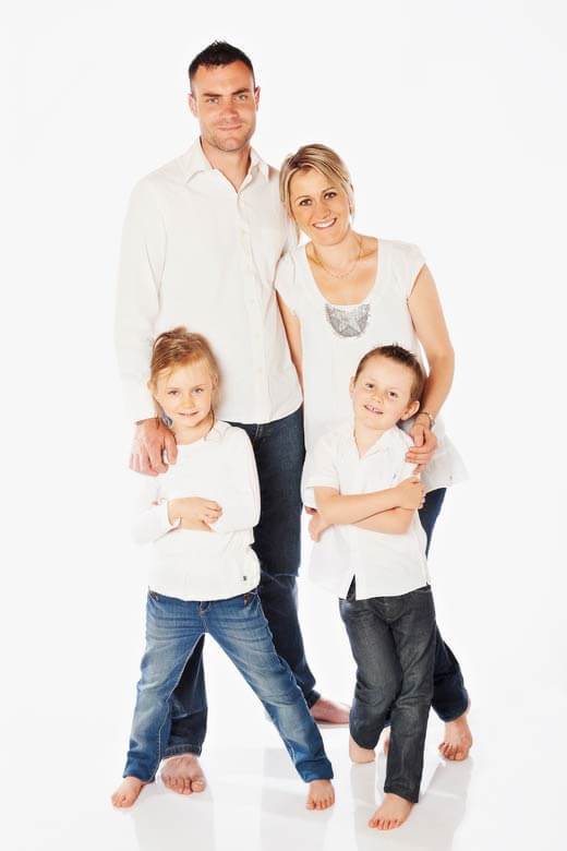 Photograhie de famille au studio Imagez-vous