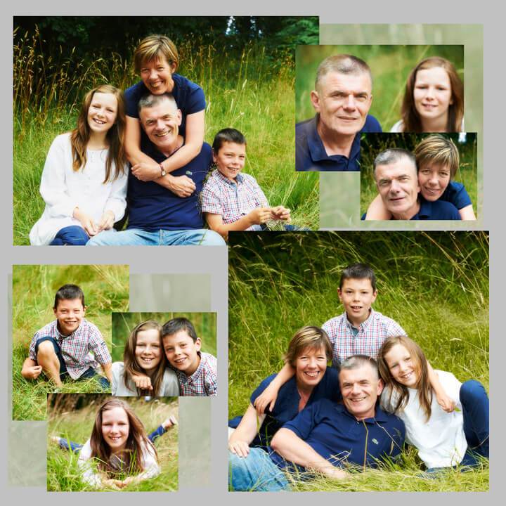 Séance photo en famille